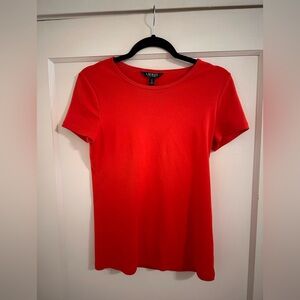 Ralph Lauren Vibrant Red Short Sleeve Tee